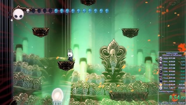 Hollow Knight Speedrun - Pantheon 5 in 1654 (World Record)