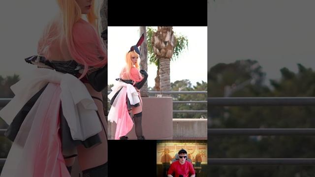 Красивое личико с пирсингом Anime Los Angeles 2023 Cosplay