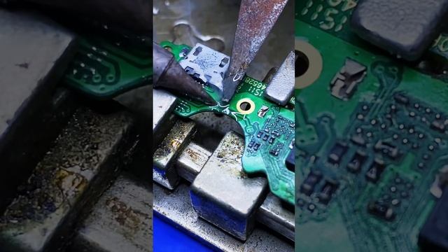 PCB Repair _ Mobile Repairing new video #youtubeshorts #uvlight