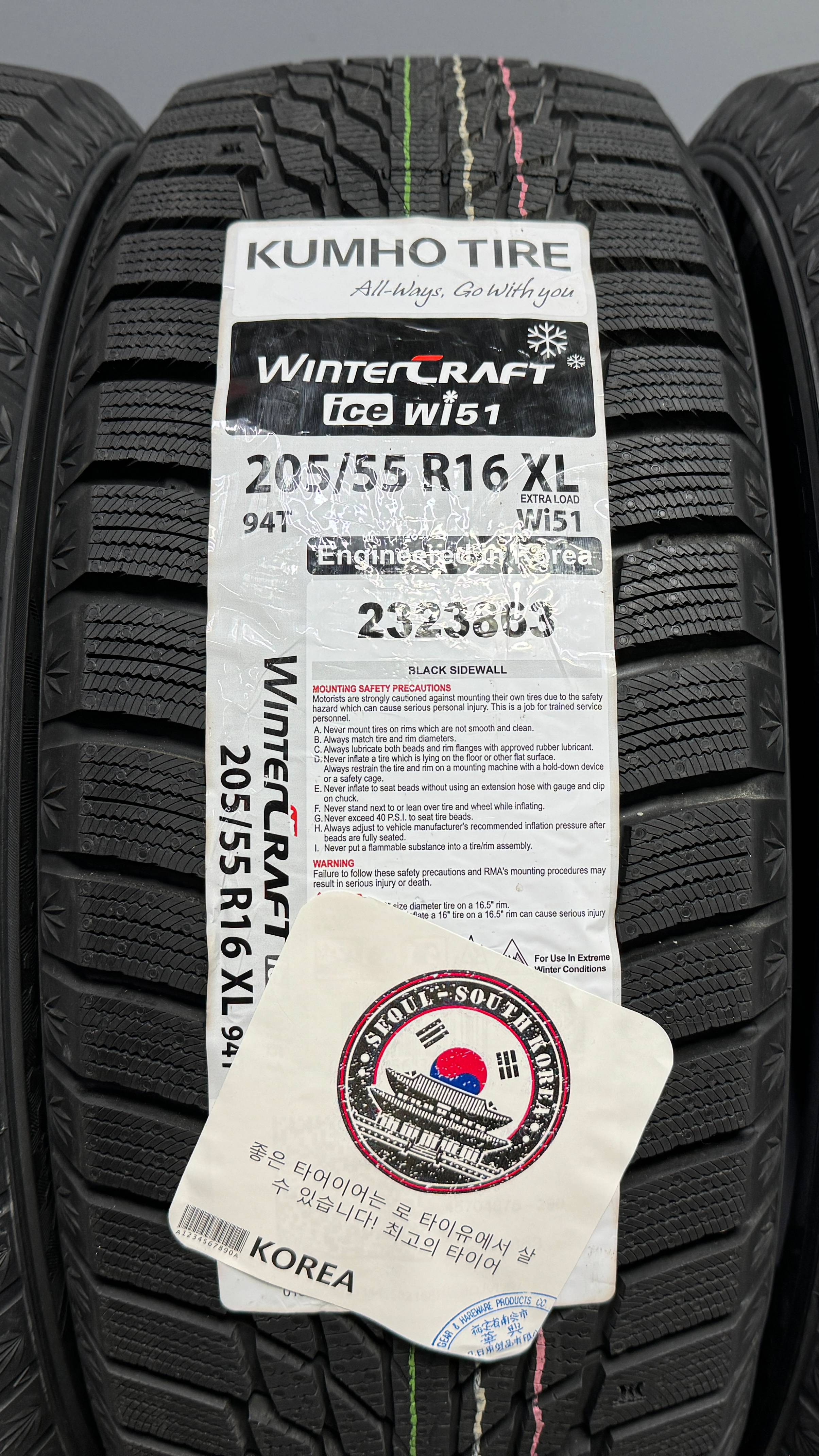 KUMHO WINTERCRAFT ICE WI51 205/55 R16 94T