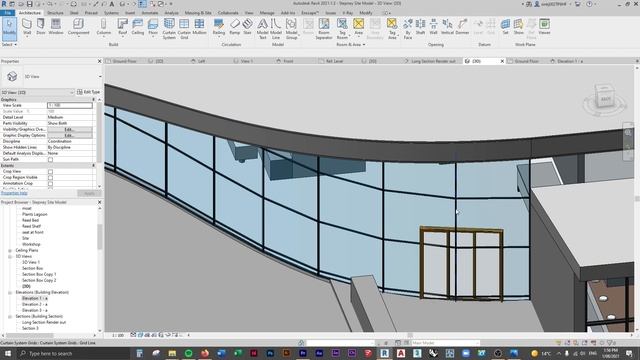 How to Add a Door or Window to Curtain Wall in Revit