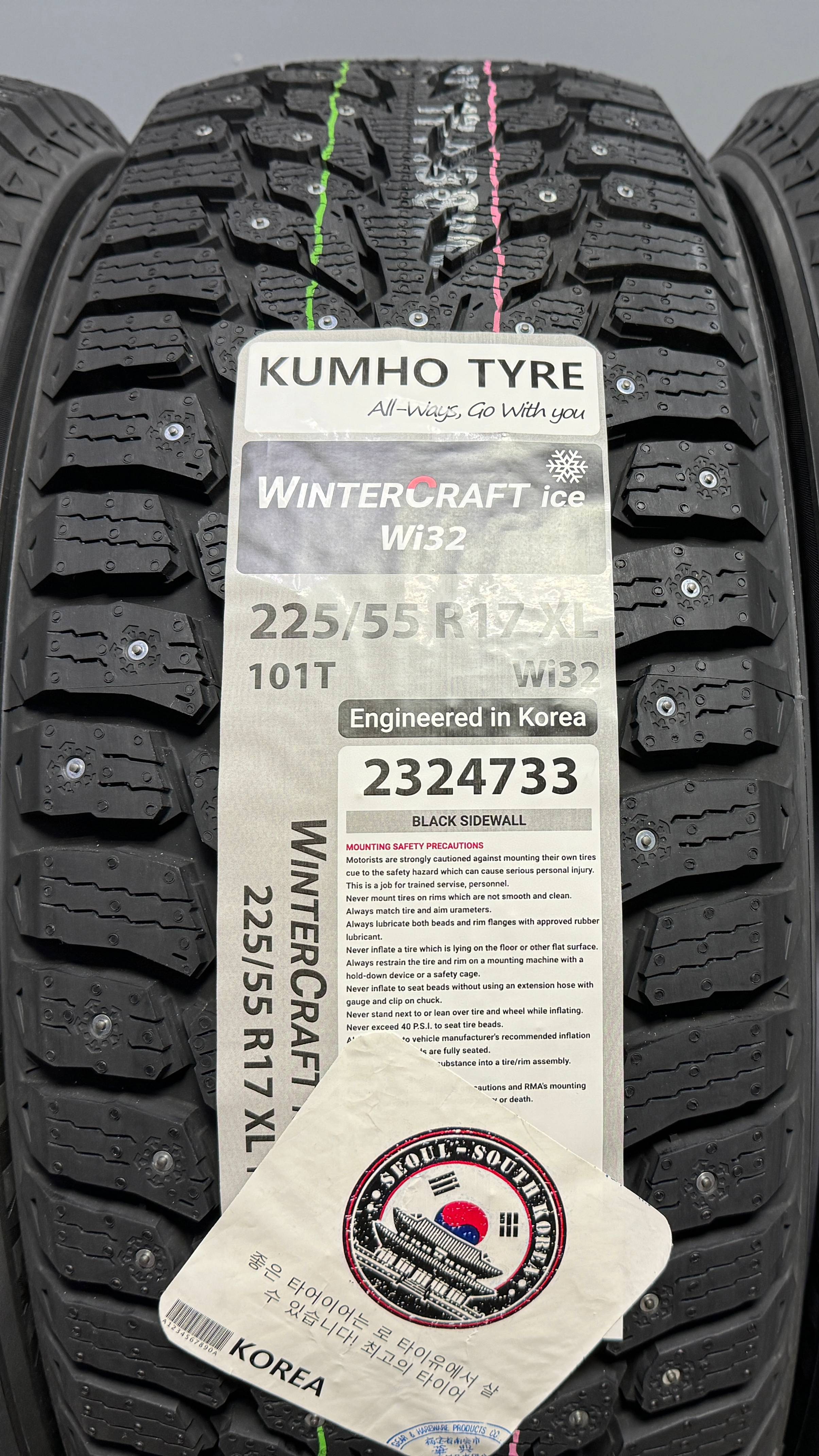 Kumho WinterCraft ice Wi32 225/55 R17 101T