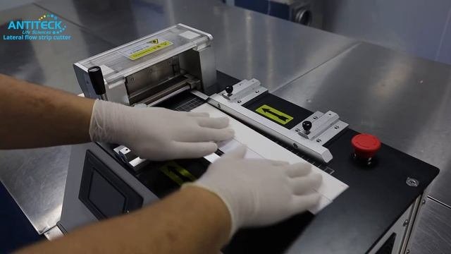 How To Use Lateral Flow Strip Cutter - Test Strip Cutter - Rapid Test Strip Cutting Machine-ANTITEC