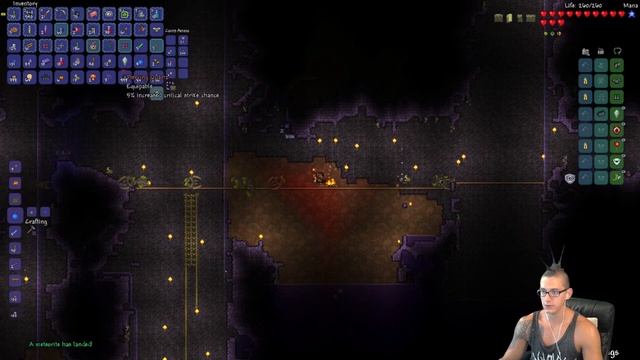 Let's Play Terraria Tremor Mod Expert Throwing Class Part 8!: EATER OF WORLDS!