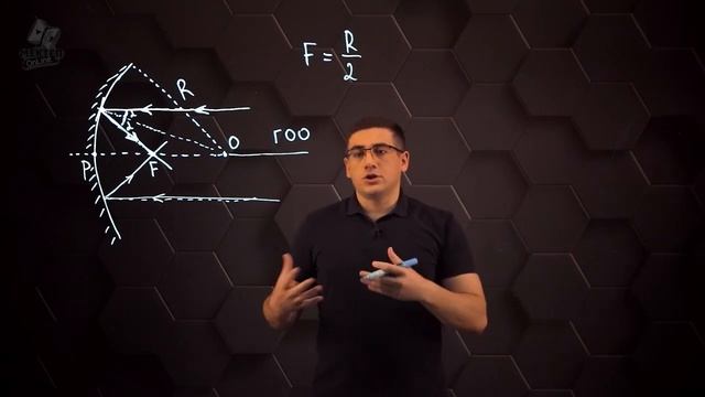 Сферические зеркала, построение изображения в сферическом зеркале. 8 класс.