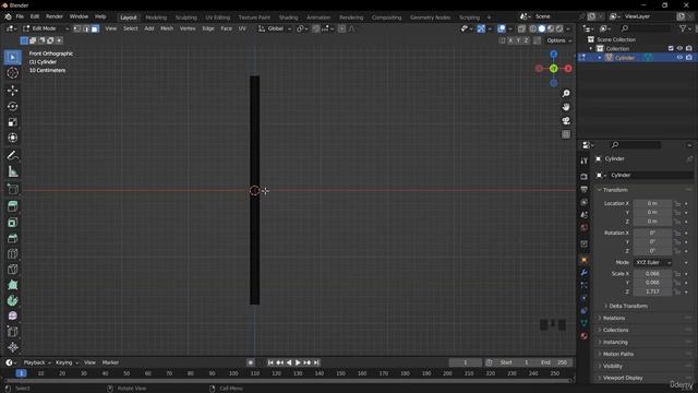 20. Transform Tools - Shear bend and Pushp or Pull. BLENDER FOR BEGINNERS by Bowas Muke