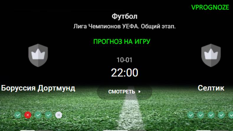 Достойная встреча и прогноз на нее. Боруссия Д - Селтик матч Лига Чемпионов УЕФА 1 октября 2024