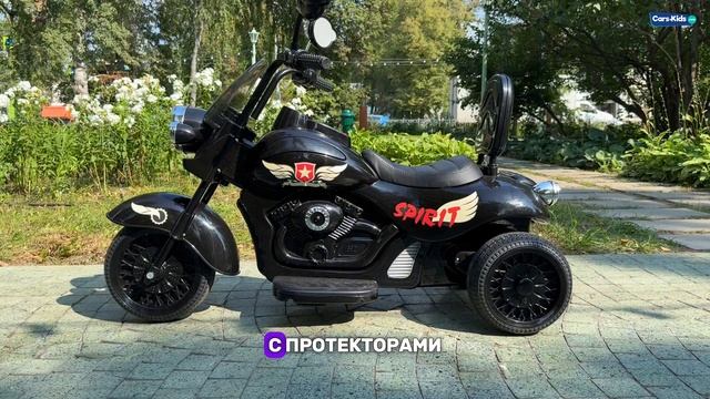 Детский электромотоцикл трицикл Harley Davidson HL800 12V