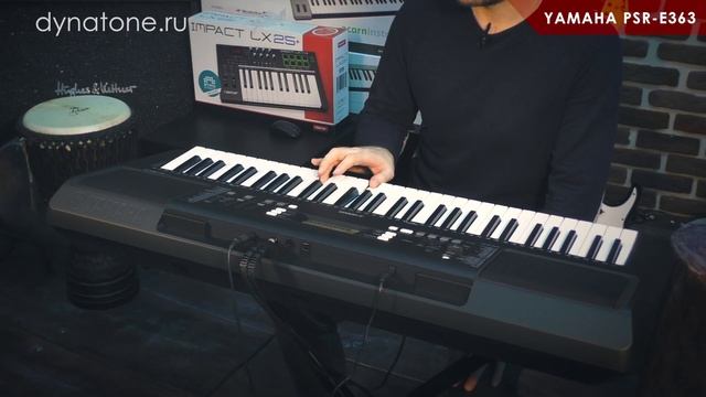 Обзор синтезатора YAMAHA PSR-E363