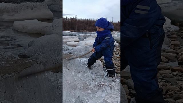 Ледоход. Якутия. Нерюнгри. 21 мая 2023