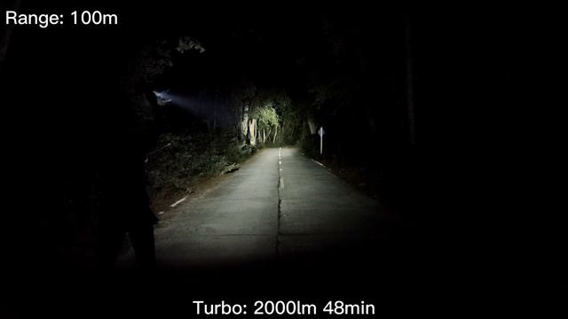 Wurkkos TS11 18350 EDC Flashlight SFT40 2000LM RGB Auxiliary  Anduril 2.0  Test Range: Up to 320