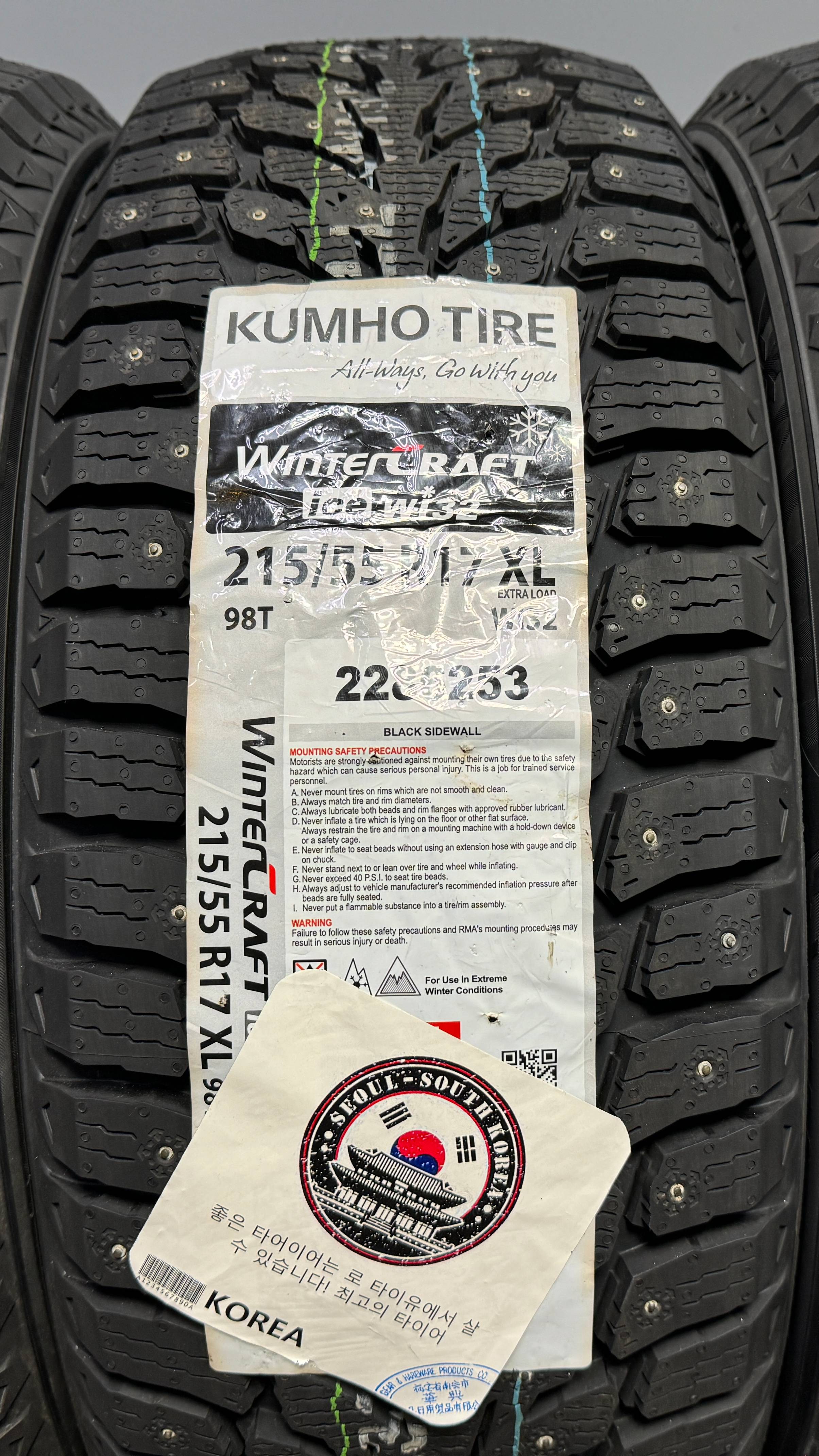 Kumho WinterCraft ice Wi32 215/55 R17 98T