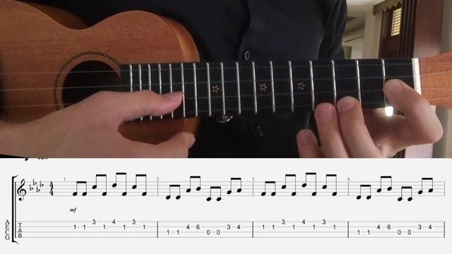 Ukulele. Sweet Dreams how to play ukulele tutorial