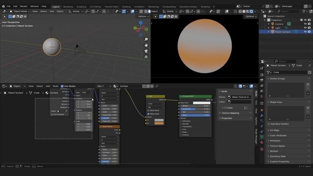 2. Creating the Planet Shader Pt1. COSMOS PROCEDURAL GAS PLANETS Course