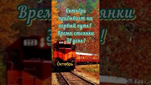 Счастливого Октября!🍁#доброеутро#осень#октябрь#shorts