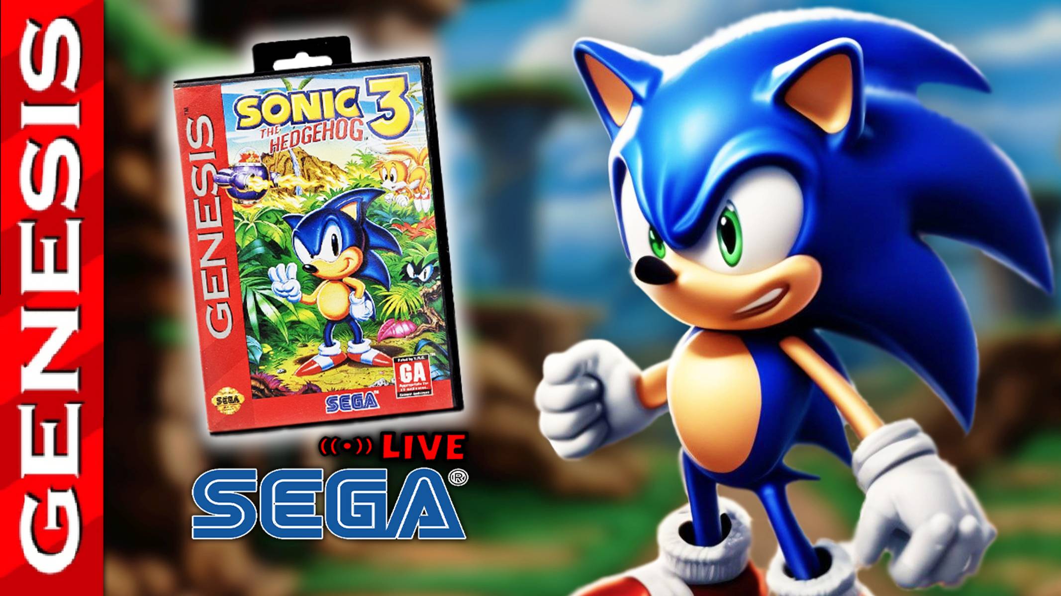 Играем в Sonic the Hedgehog 3 на SEGA Mega Drive / Genesis