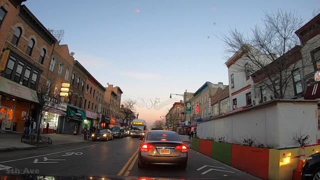 Beautiful Afternoon Drive - 5th Ave, Brooklyn, NY