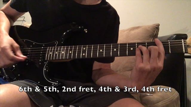 How to Play Marilyn Manson's Cry Little Sister On Electric Guitar (Tutorial Video)