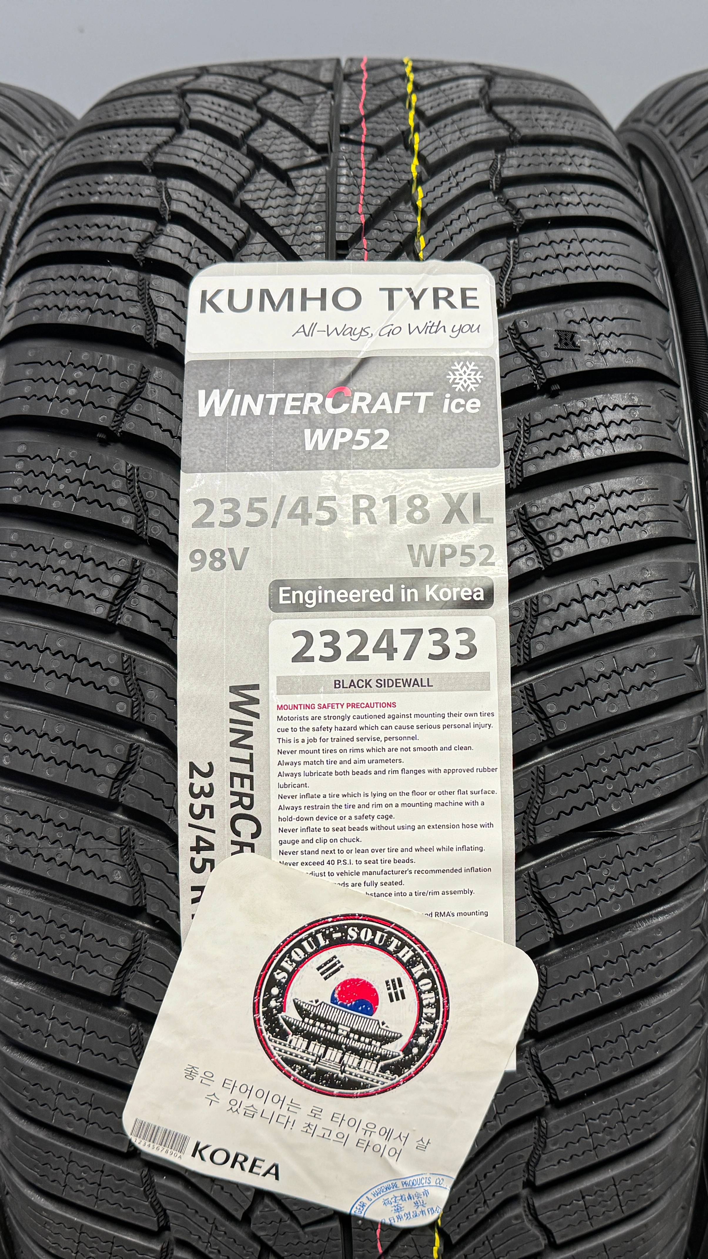 KUMHO WINTERCRAFT WP52 235/45 R18 98V