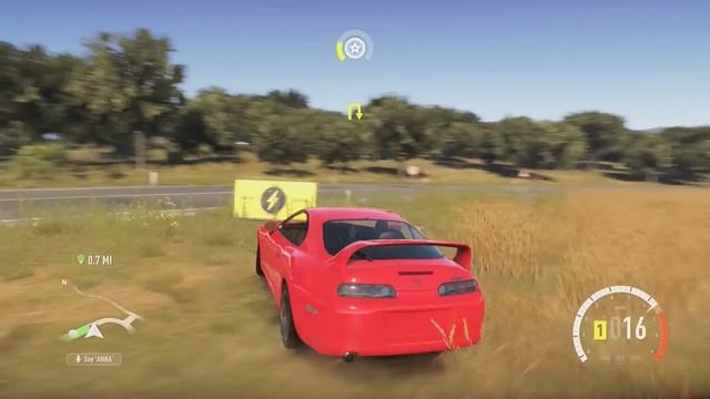 Forza Horizon 2 (Xbox One) (Let's Play/Walkthrough) [Part 1] [Toyota Supra RZ]