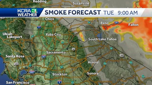 Skies brighten up and temps come down. How long cooler than average temps could last.