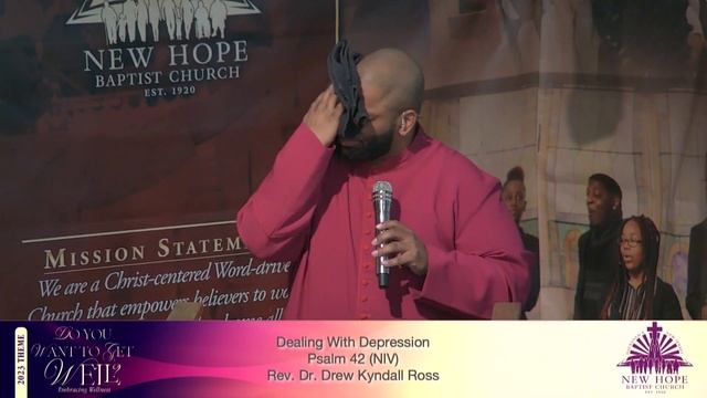 "Dealing With Depression" - Psalm 42 • Rev. Dr. Drew Kyndall Ross • Sunday, May 7, 2023