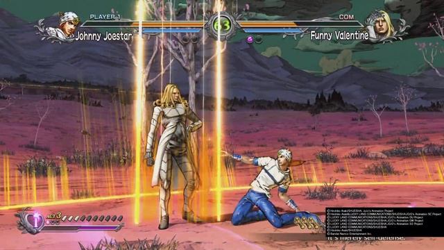 JoJos Bizarre Adventure: Johnny Joestar vs Funny Valentine