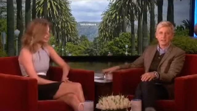 Emily VanCamp Gets Scared! on Ellen Show