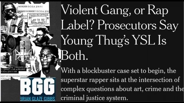 ANY TIME THE NEW YORK TIMES DO A MAJOR STORY ON A BLACK MAN FROM THE STREET YOUNG THUG IS GOING AWA