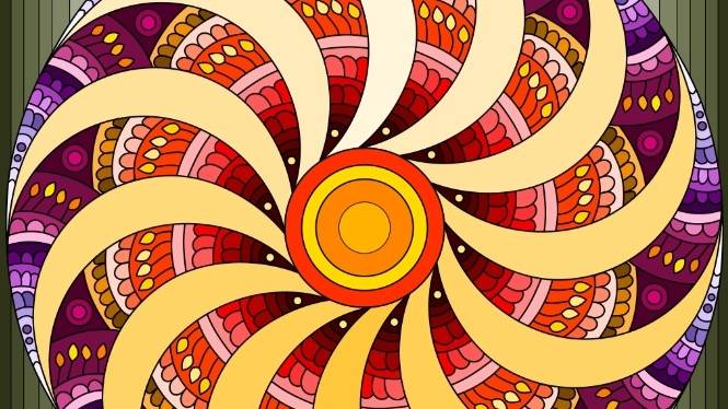 Разноцветный круг