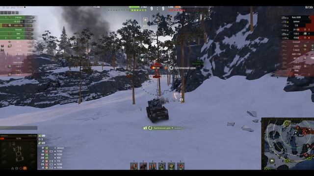 Бой на Panhard AMD 178B