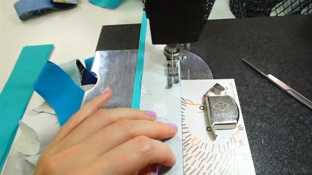 Sewing strips for the Border of the Granny Squares Quilt - vid 44 - Live with Alyssa