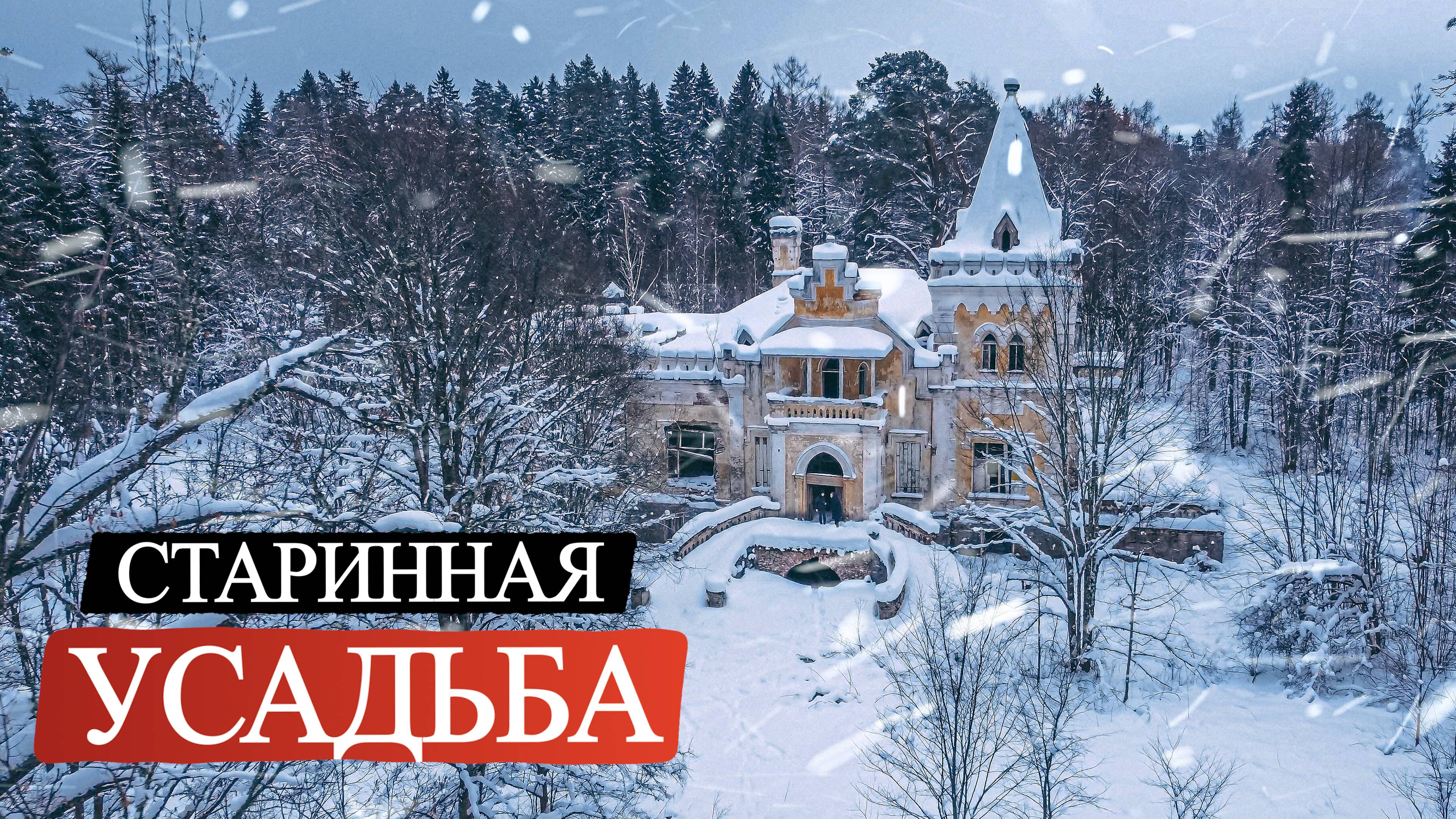 Удомля. Заброшенный замок Сназина-Гаслера | Зимняя прогулка в Голубых озёрах (Клип)