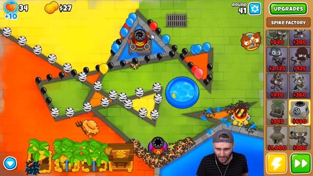 Bloons 2v2 SPIKE TOWER CHALLENGE