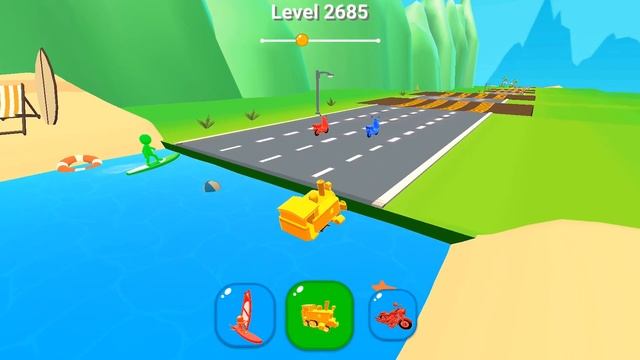 SHAPE SHIFTING 🏃♂️🚗🚲🚦All Levels Gameplay Walkthrough Android,ios max E7H4