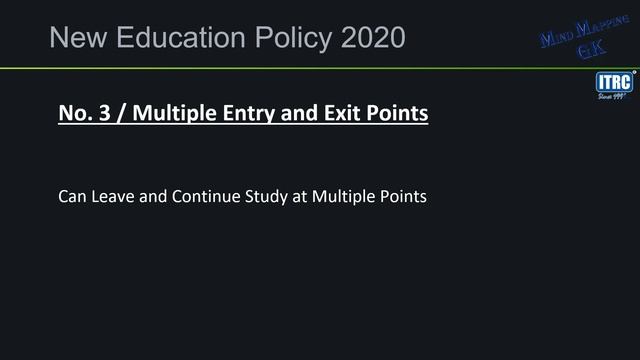 New Education Policy 2020 explained in Hindi | Mind Mapping GK | Indian New Education Policy 2020