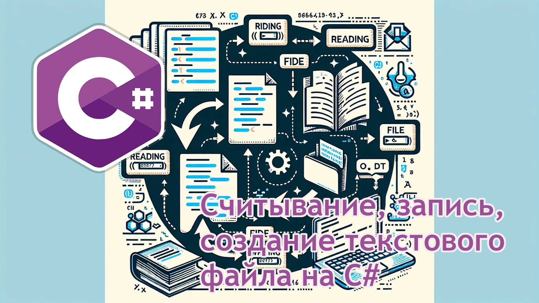 Считывание, запись, создание текстового файла на C#