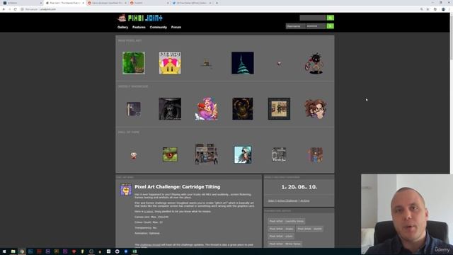 188. Websites for exposure and feedback. PIXEL ART Master Course