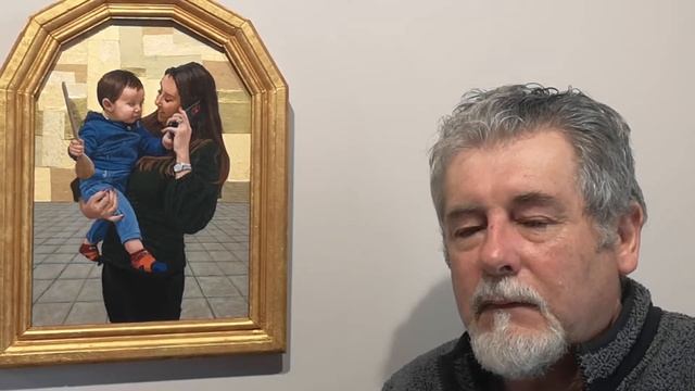 Irish artist Paul MacCormaic interviewed at his ICONS II exhibition at the Courthouse Arts Centre