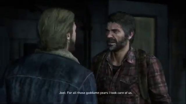 Joel and tommy argue last of us part 1 (remake) PS5