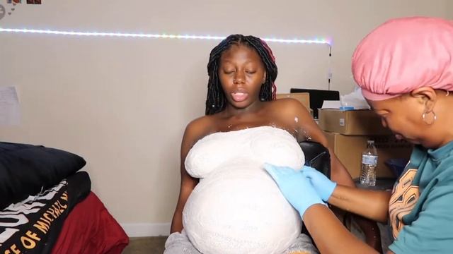 PREGNANCY BELLY CAST |35 Weeks Pregnant