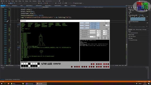 [c# Challenge] Altair 8800 Emulator From Scratch (Update)