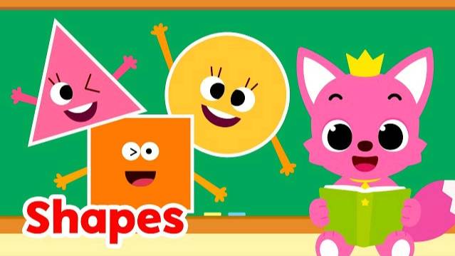 Fun SHAPE learning for kids | Shape, Number song | 15-Minute Learning with Baby Shark