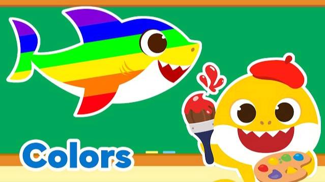 Learn Colors and more! | Fun ABC and Numbers | Nursery Rhyme | 15-Minute Learning with Baby Shark