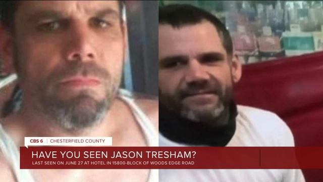 Missing man was last seen at Chesterfield hotel last week, police say