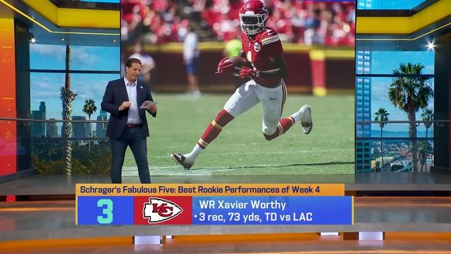 Schrager's Fab Five: Top 5 rookie performances of Week 4 | 'GMFB'