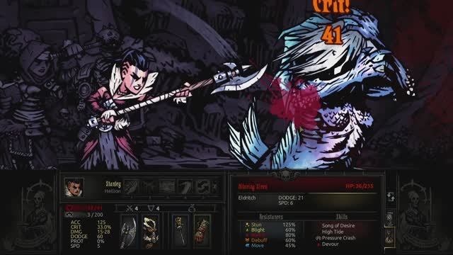 Босс Siren в игре Darkest Dungeon