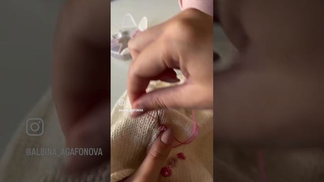Шапка Бини с вышивкой