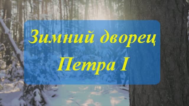 Дворец Зимний Петра I