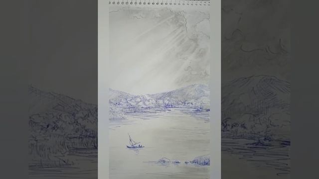 скетч рисунок художник